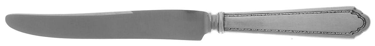 William & Mary (Sterling, 1921, No Monos) Breakfast Knife with Stainless Blade by Lunt Silver-1
