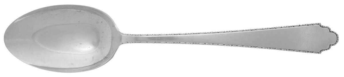 William & Mary (Sterling, 1921, No Monos) Tablespoon (Serving Spoon) by Lunt Silver-1