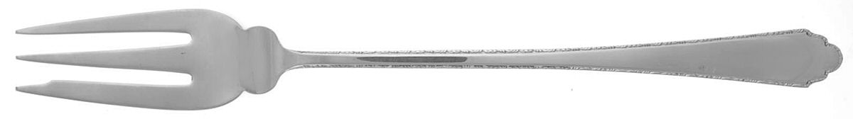 William & Mary (Sterling, 1921, No Monos) Large Solid Dressing Fork by Lunt Silver-1