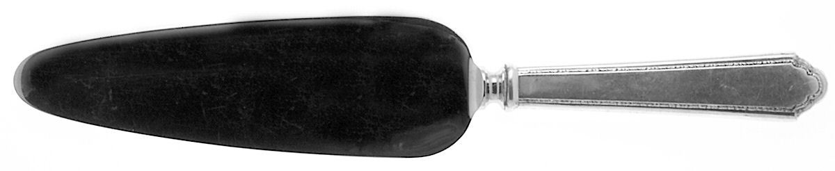 William & Mary (Sterling, 1921, No Monos) Pie Server with Stainless Blade by Lunt Silver-1