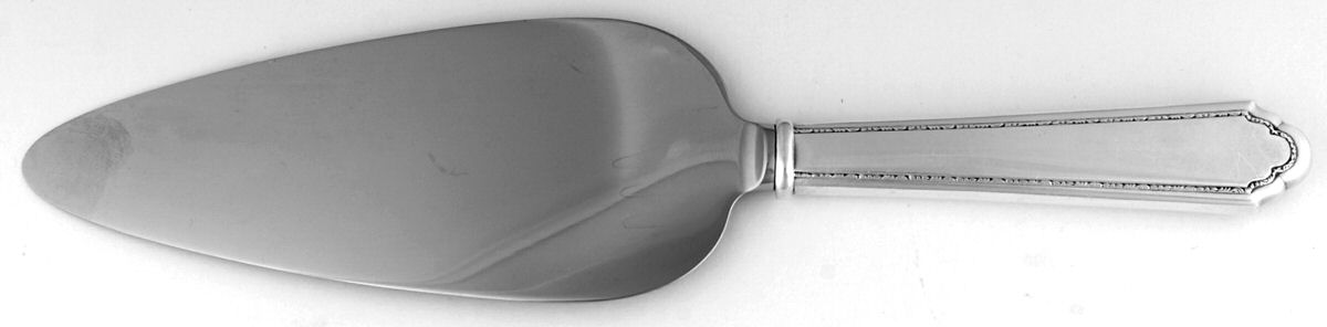 William & Mary (Sterling, 1921, No Monos) Pie Server with Stainless Blade by Lunt Silver-1
