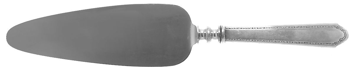 William & Mary (Sterling, 1921, No Monos) Pie Server with Stainless Blade by Lunt Silver-1