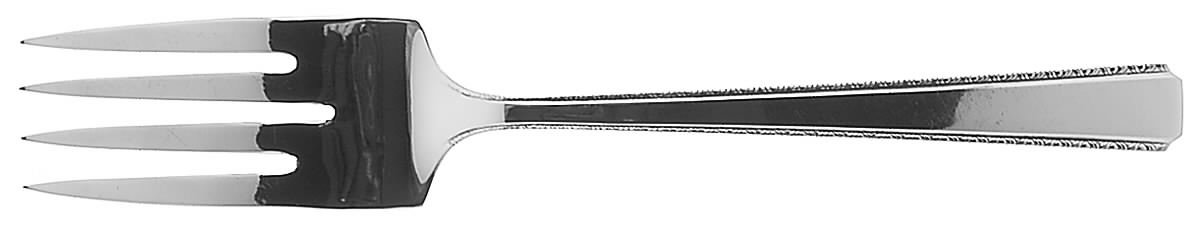 Abbey (Silverplate) Small Solid Cold Meat Serving Fork by L & CM Co-1