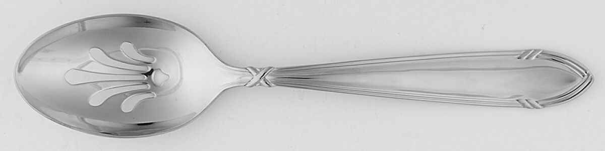 South Shore (Stainless) Pierced Tablespoon (Serving Spoon) by Lenox-1