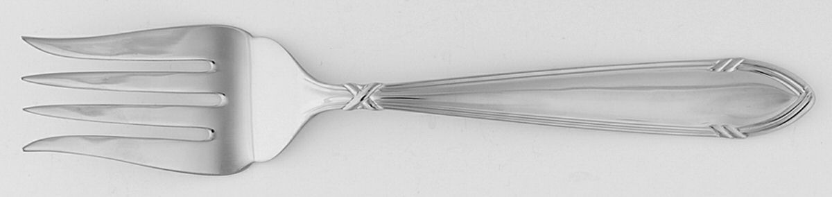 South Shore (Stainless) Medium Solid Cold Meat Serving Fork by Lenox-1