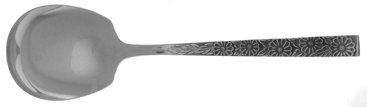 LCU63 (Stainless) Solid Smooth Casserole Spoon by Lifetime-1