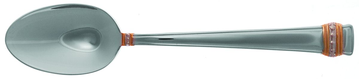 Hancock Gold (Stainless, Gold Accent) Place/Oval Soup Spoon by Lenox-1