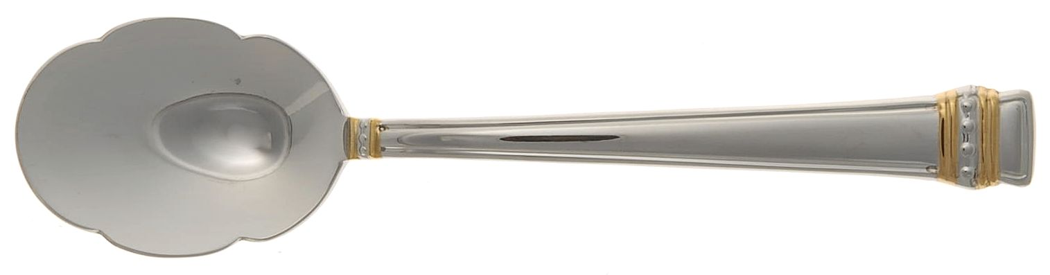 Hancock Gold (Stainless, Gold Accent) Sugar Spoon by Lenox-1