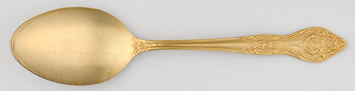 King's Inn (Gold Electroplate) Tablespoon (Serving Spoon) by Lifetime-1