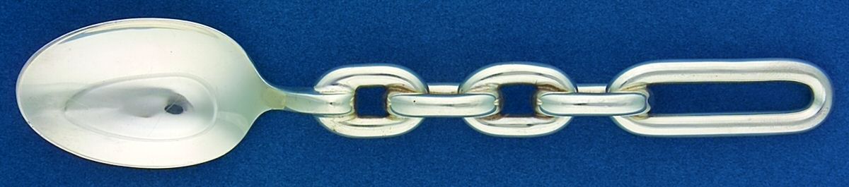 Chain Link (Sterling) Teaspoon by Ralph Lauren Flatware-1