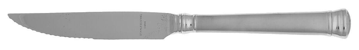 Eternal Frosted (Stainless) Steak Knife Individual Hollow, Serrate HC by Lenox-1