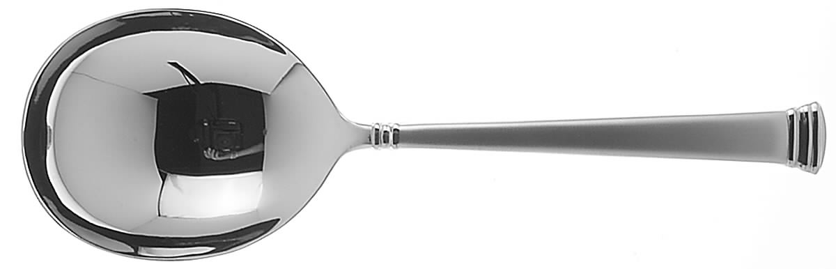 Eternal Frosted (Stainless) Solid Casserole/Salad Serving Spoon by Lenox-1