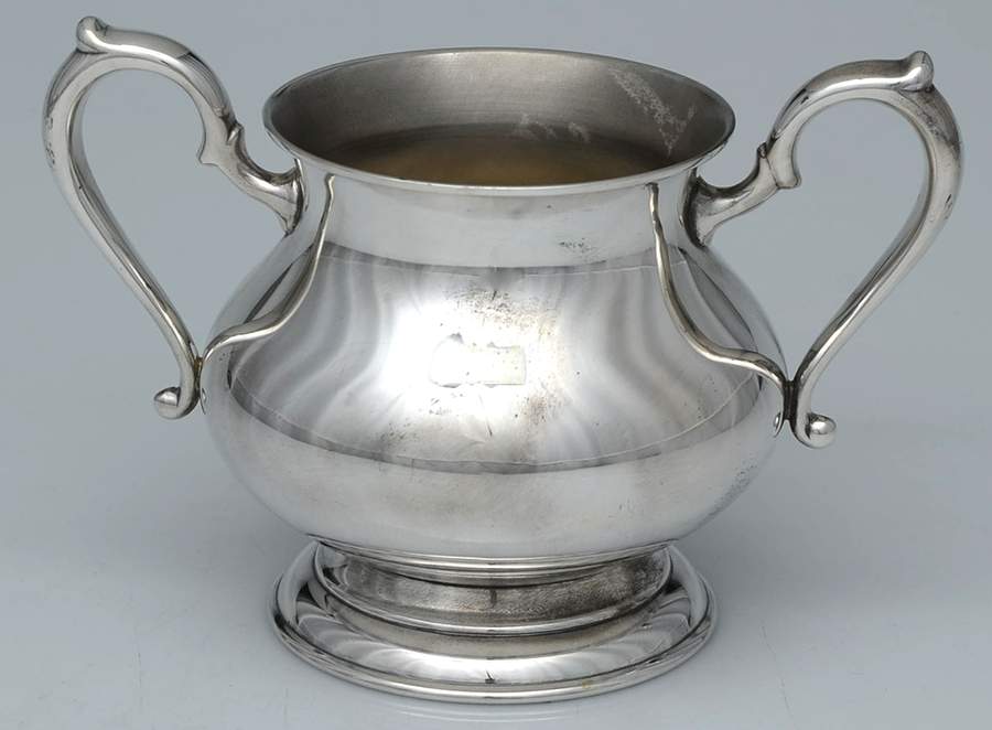 Mid Georgian (Sterling, Hollowware) Waste Bowl by Lunt Silver-1