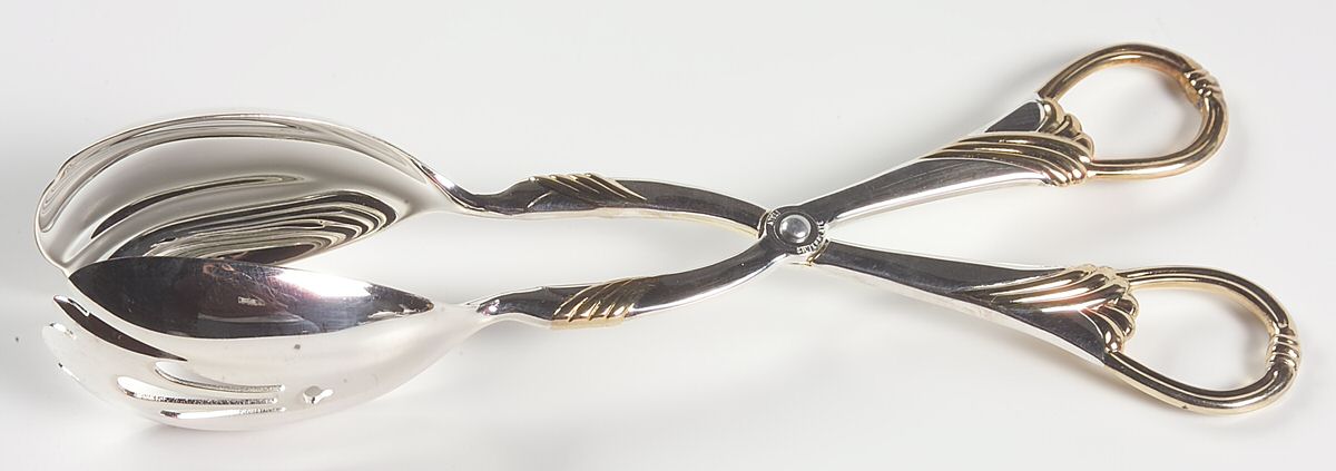 Kelly Gold (Silverplate) 1-Piece Salad Tongs by Lenox-1