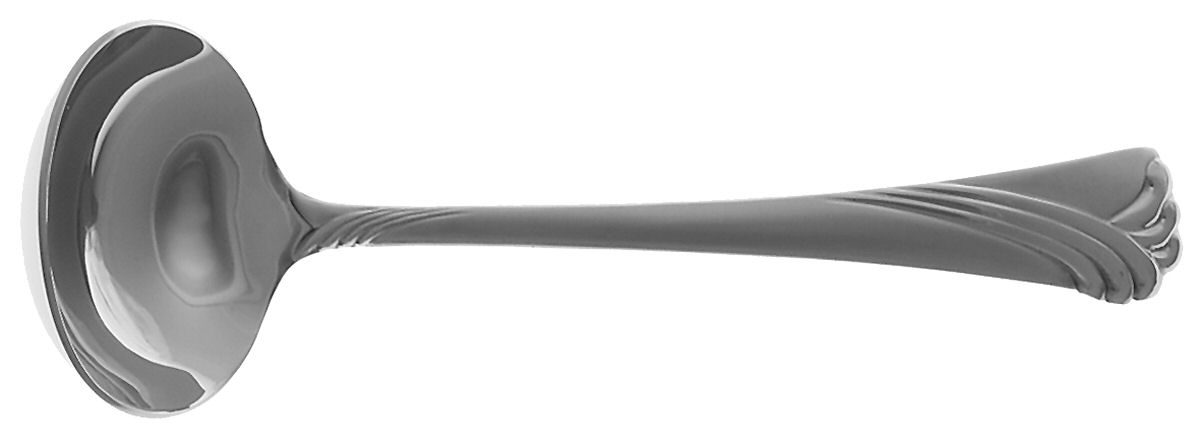 Kelly Frosted (Stainless) Solid Gravy Ladle by Lenox-1
