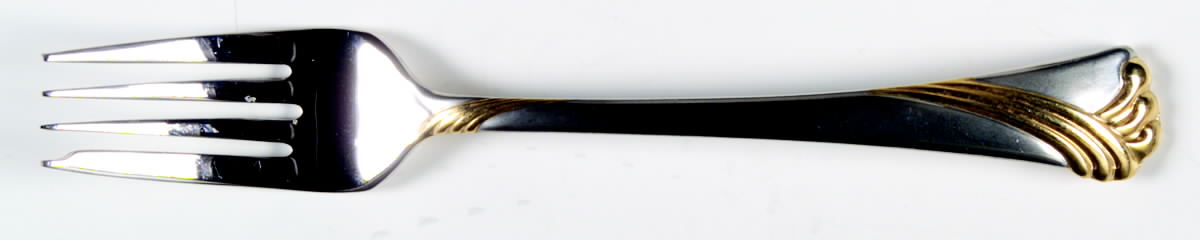Kelly Gold Frosted (Stainless) Individual Salad Fork by Lenox-1