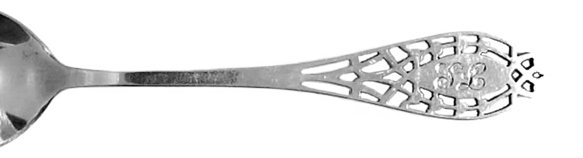 LUS8 (Sterling) Monogram Teaspoon by Lunt Silver-1