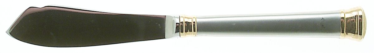 Eternal Gold Frosted Hollow Handle Master Butter Knife by Lenox-1
