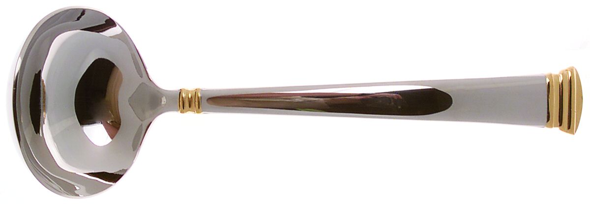 Eternal Gold Frosted Solid Gravy Ladle by Lenox-1