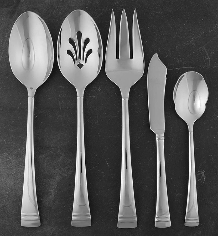 Federal Platinum (Stainless) 5 Piece Hostess Set by Lenox-1