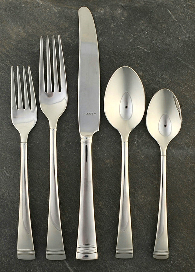 Federal Platinum (Stainless) 40 Piece Estate Set by Lenox-1