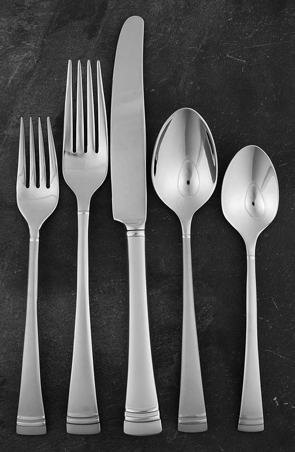 Federal Platinum Frosted  5 Piece Place Setting by Lenox-1
