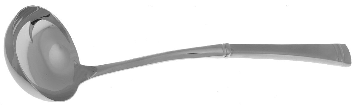 Federal Platinum Frosted  Soup Ladle with Stainless Bowl HC by Lenox-1