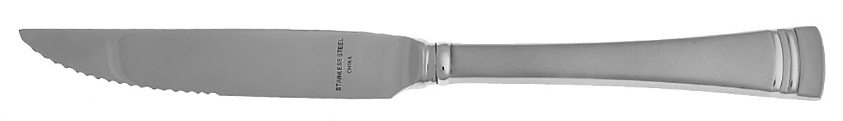 Federal Platinum Frosted  Steak Knife Individual Hollow, Serrate HC by Lenox-1