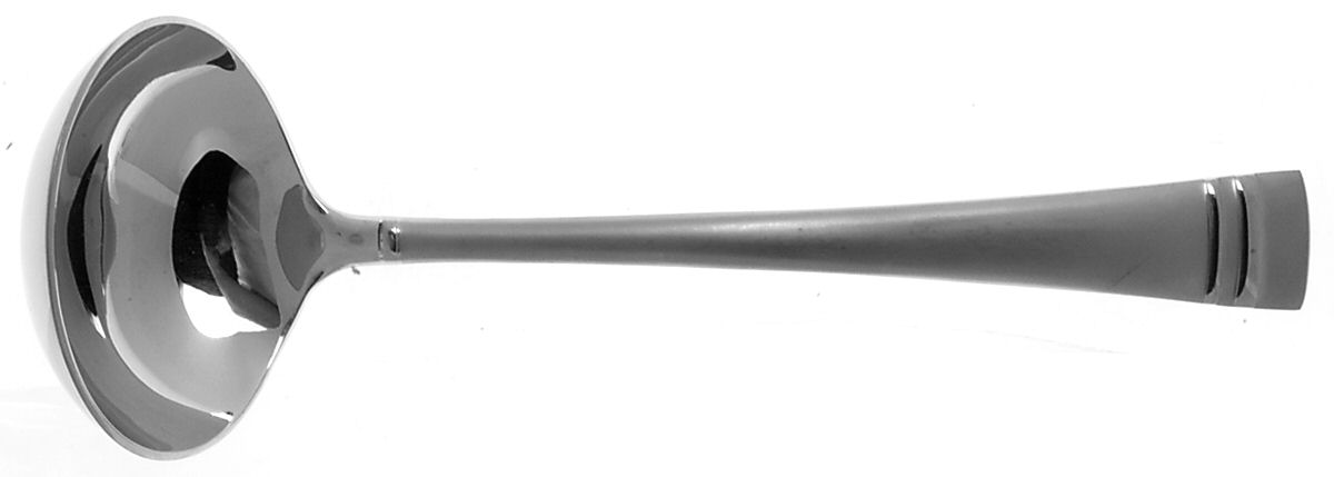 Federal Platinum Frosted  Solid Gravy Ladle by Lenox-1