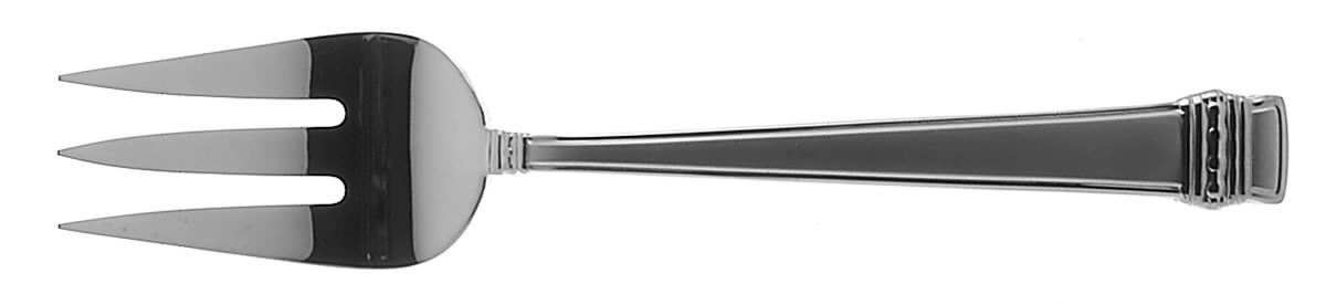 Hancock Frosted Medium Solid Cold Meat Serving Fork by Lenox-1