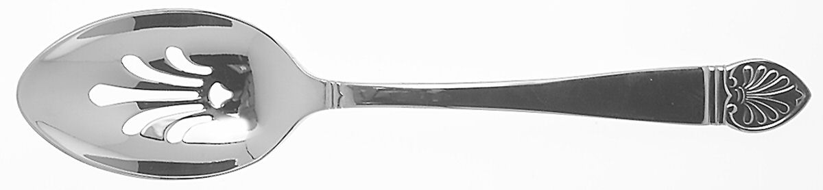 Hannah (Stainless) Pierced Tablespoon (Serving Spoon) by Lenox-1