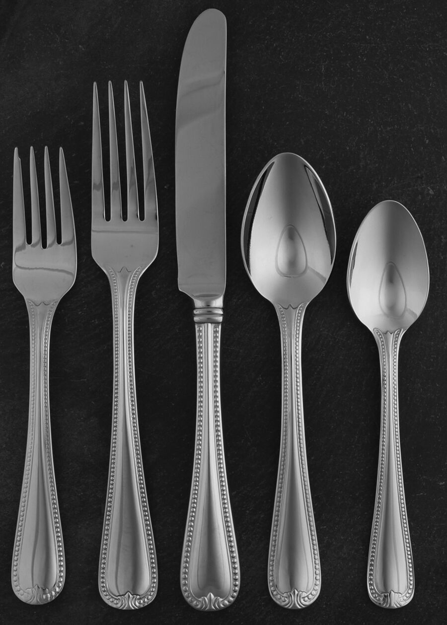 Vintage Jewel (Stainless, Glossy) 40 Piece Estate Set by Lenox-1