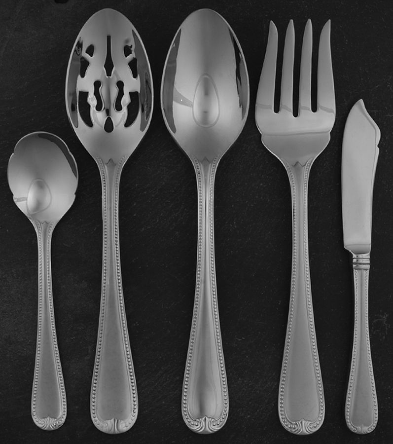 Vintage Jewel Frosted (Stainless) 5 Piece Hostess Set by Lenox-1