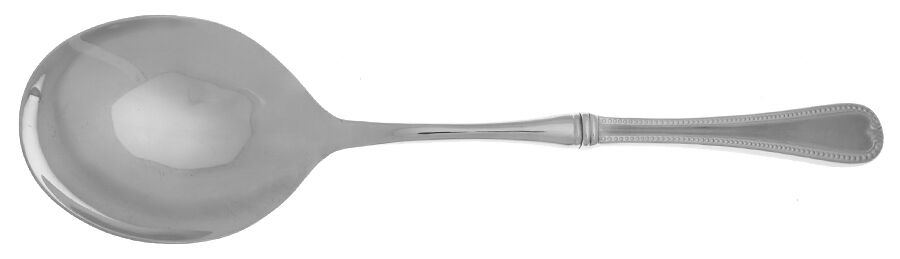 Vintage Jewel Frosted (Stainless) Casserole Spoon with Smooth Stainless Bowl HC by Lenox-1