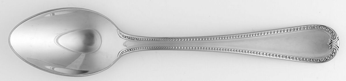 Vintage Jewel Frosted (Stainless) Place/Oval Soup Spoon by Lenox-1