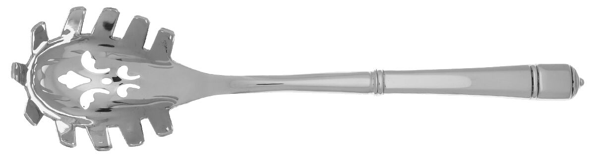 Williamsburg Cannonade (Stainless) Pasta Server with Stainless Bowl HC by Lenox-1