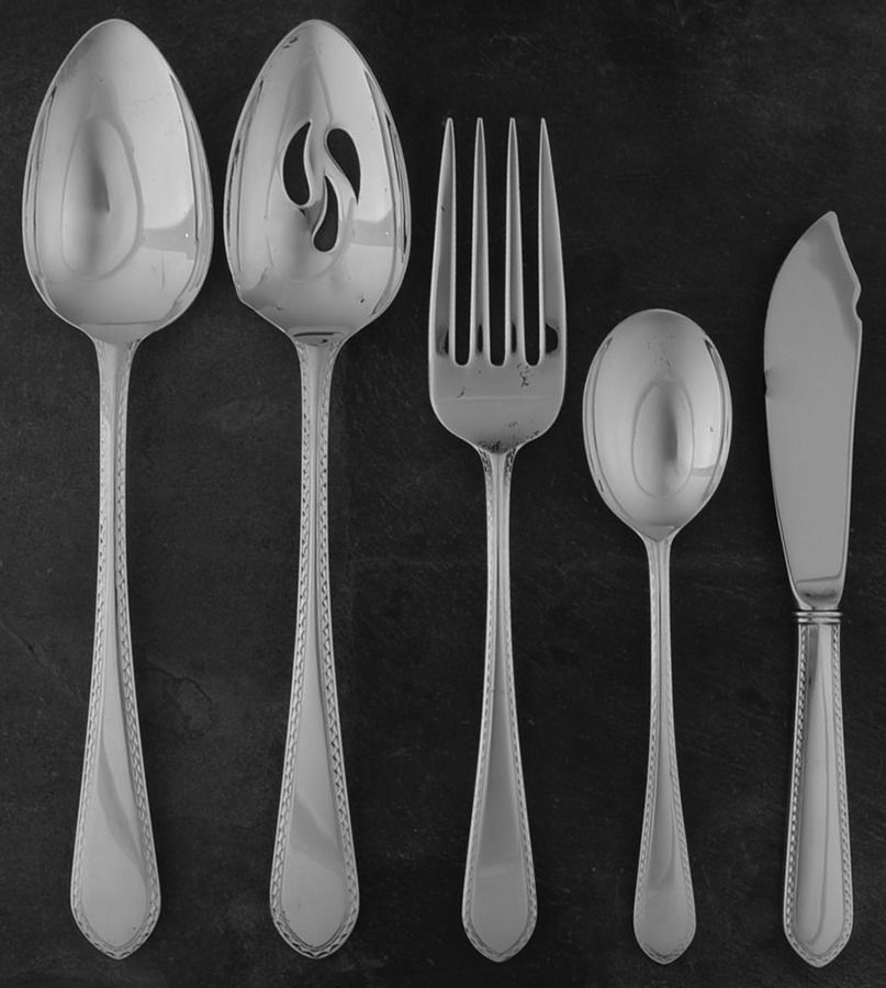 Homes (Sterling) 5 Piece Hostess Set by Lunt Silver-1
