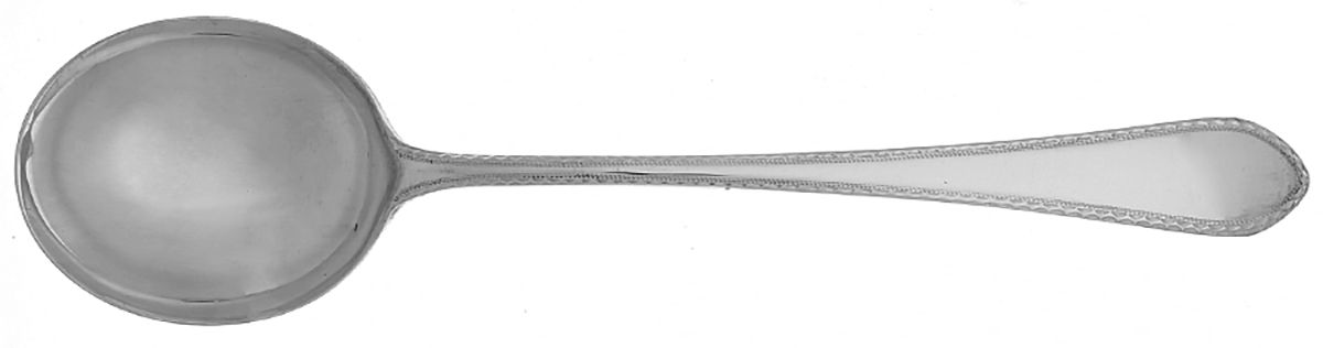 Homes (Sterling) Round Bowl Soup Spoon (Cream Soup) by Lunt Silver-1