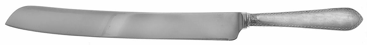Homes (Sterling) Cake Slicer with Stainless Blade by Lunt Silver-1