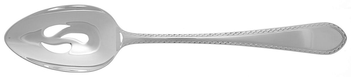 Homes (Sterling) Pierced Tablespoon (Serving Spoon) by Lunt Silver-1