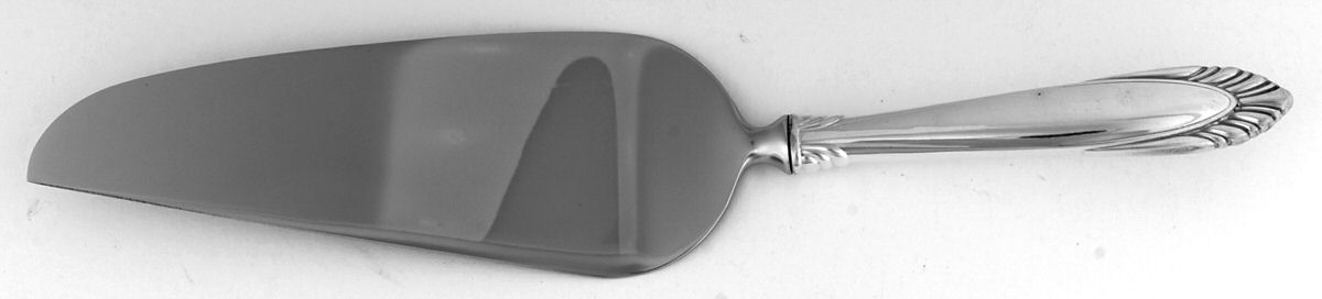 Soleil Pie & Cake Server with Stainless Blade by Lunt Silver-1