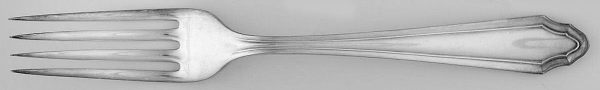 Carlyle (Silverplate) Fork by Lunt Silver-1