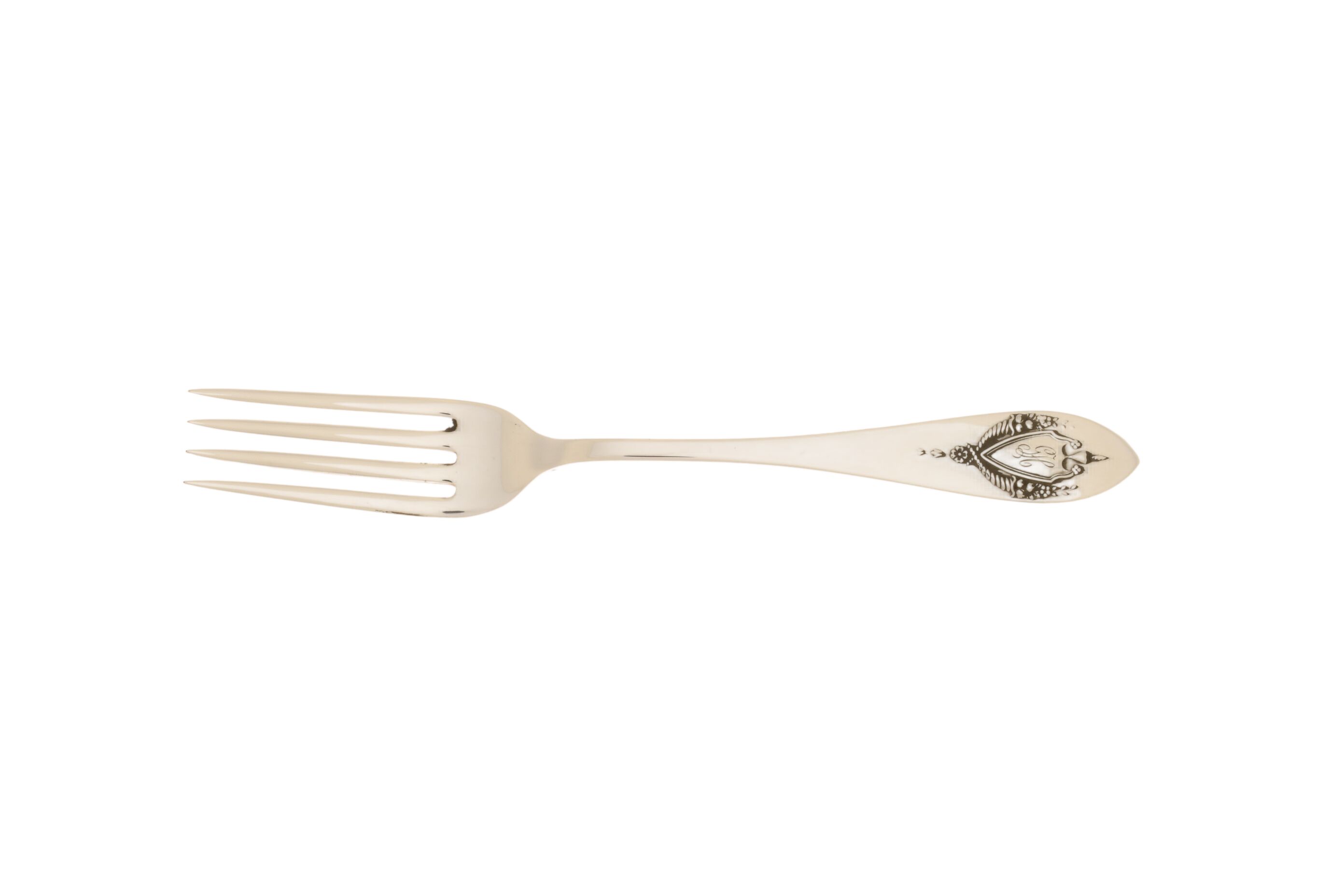 Mount Vernon (Sterling, 1905, Monograms) Fork by Lunt Silver-1