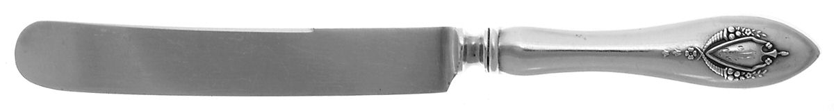 Mount Vernon (Sterling, 1905, Monograms) Old French Hollow Knife with Bolster by Lunt Silver-1