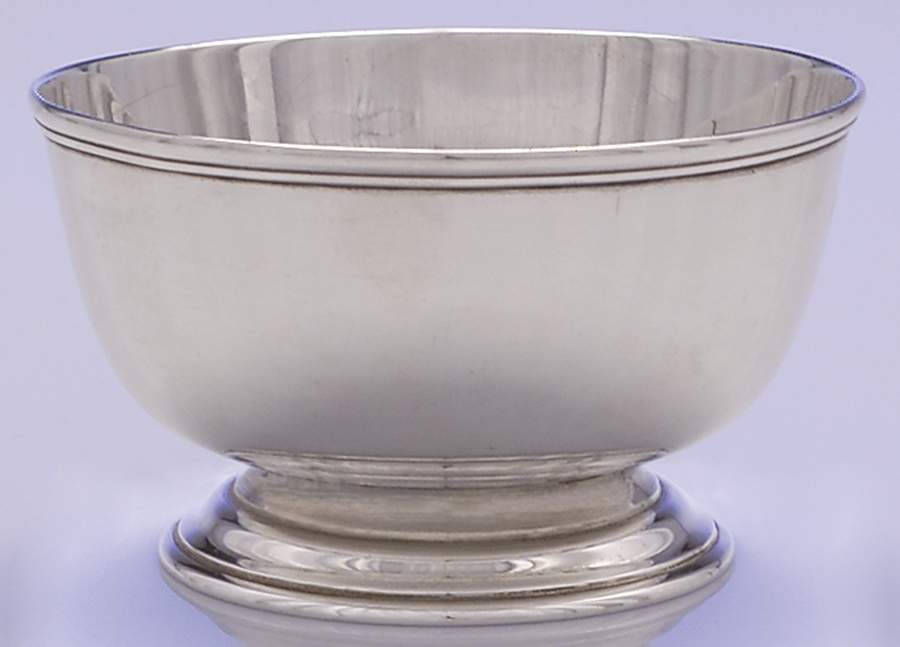 Early American-Plain (Sterling, Hollowware)  Waste Bowl by Lunt Silver-1