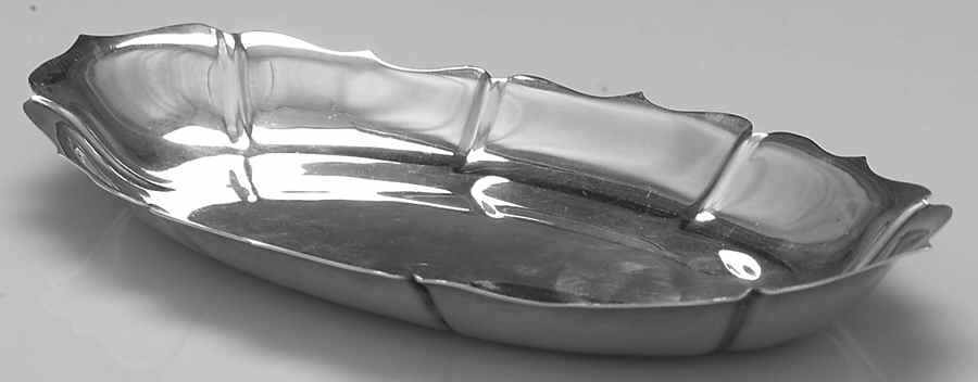 Early Dublin (Sterling, Hollowware) Cranberry Dish by Lunt Silver-1