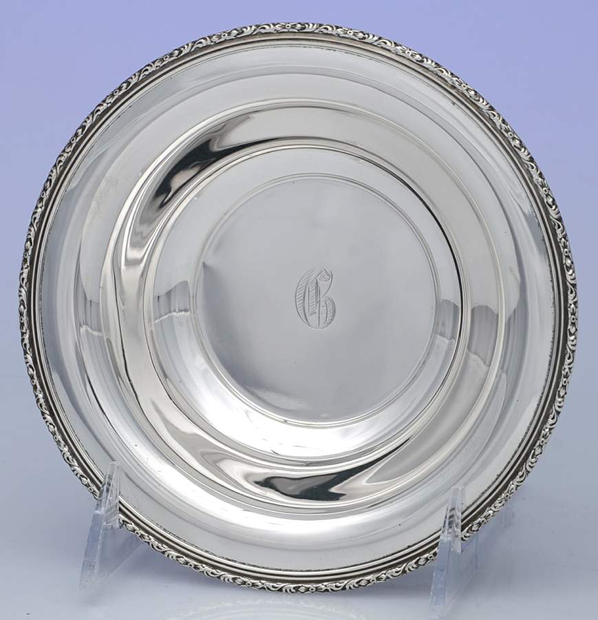 William & Mary (Sterling, Hollowware)  6" Bon Bon Bowl by Lunt Silver-1