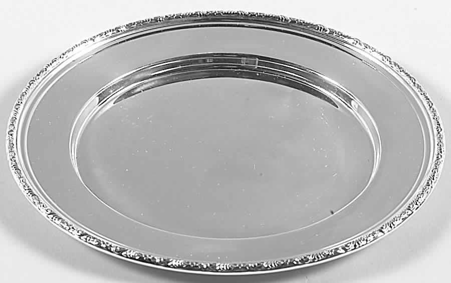 William & Mary (Sterling, Hollowware)  Bread Plate by Lunt Silver-1