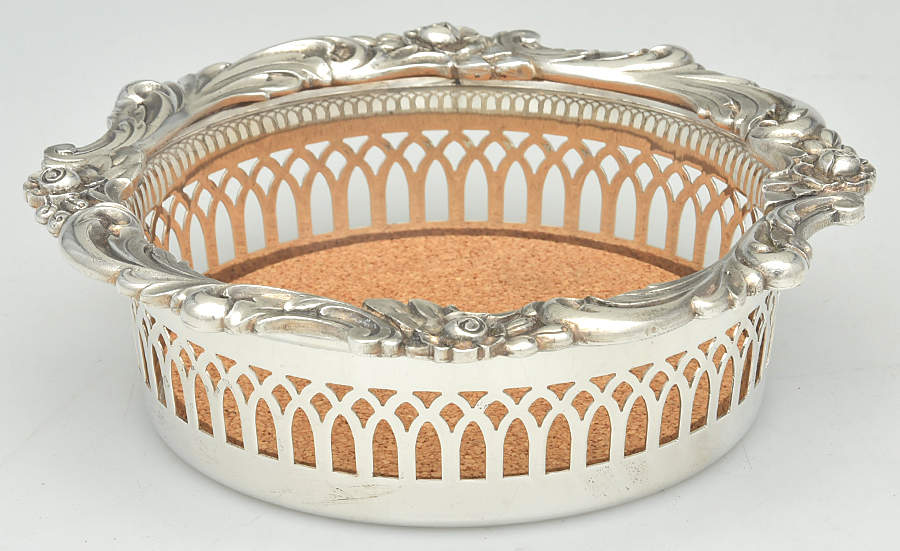 Eloquence (Silverplate, Hollowware) Silverplate Wine Coaster by Lunt Silver-1