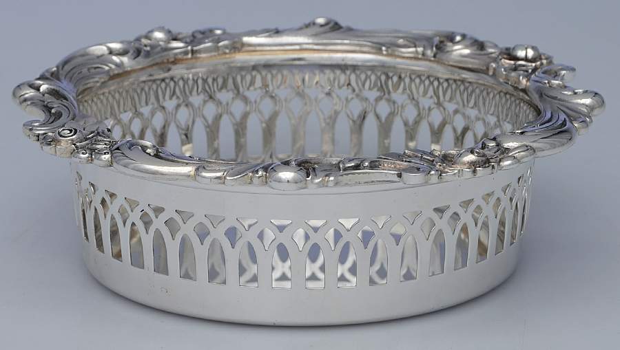 Eloquence (Silverplate, Hollowware) Silverplate Wine Coaster by Lunt Silver-1